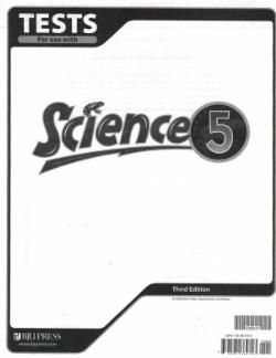 BOB JONES SCIENCE 5 TESTS Second Harvest Curriculum Science Bob 