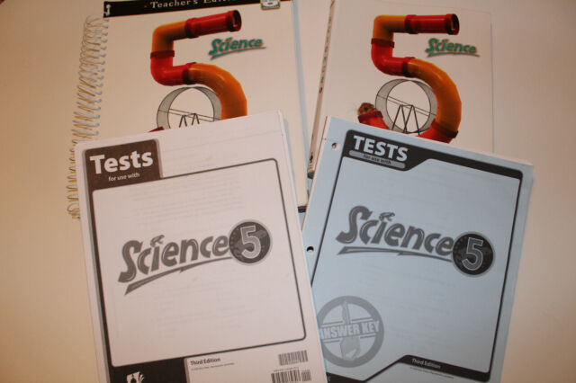 Bob Jones University BJU Science 5 Set 3rd Edition EBay