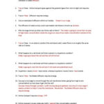 Bozeman Science Video Worksheet Transport Across Cell Membranes