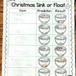 Christmas Science Worksheet