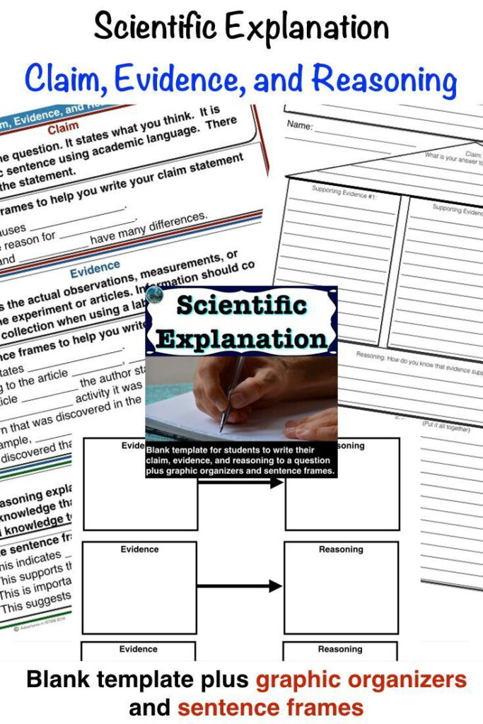 Claim Evidence Reasoning Worksheet Answers