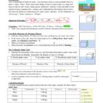 Density And Buoyancy Worksheet