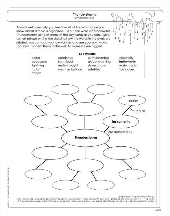 Earth Science Thunderstorms Worksheet