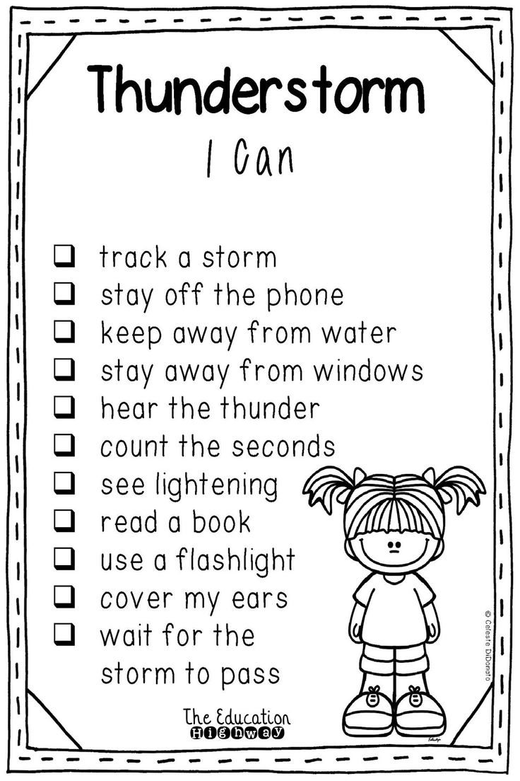 Earth Science Thunderstorms Worksheet