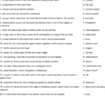 Earth Science Worksheet WordMint