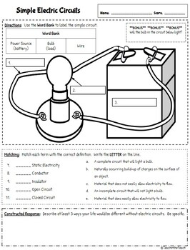 EDITABLE 5th Grade Physical Science Worksheets By Teach In The Peach