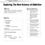 Exploring The New Science Of Addiction Print and Go