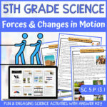 Force And Motion Activity Answer Key 5th Grade Physical Science