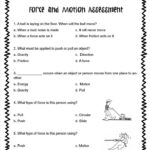 Forces And Motion Worksheet Onlineworksheet my id