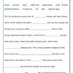 Fossil Fuels Worksheet 5th Grade