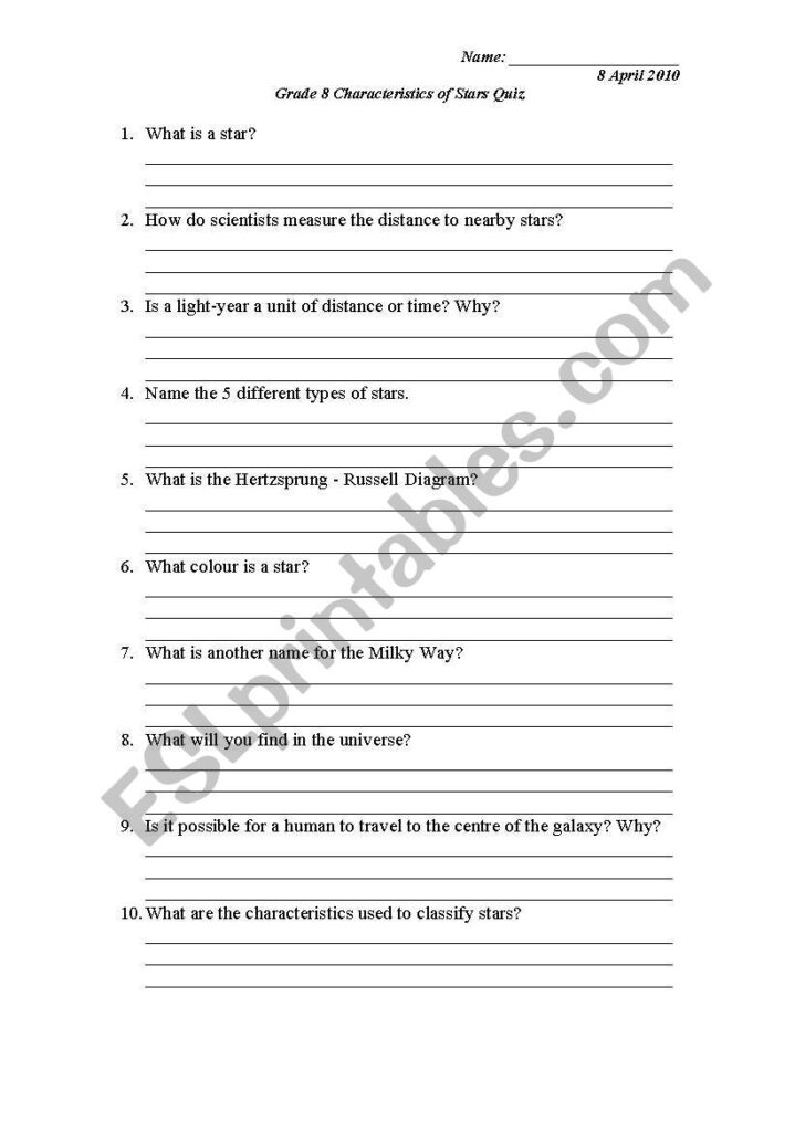 Free Fillable Grade 8 Science Worksheets Airslate Pdf General Science 