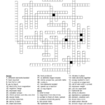 Free Printable Science Crossword Puzzles Printable Form Templates