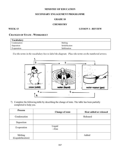 Grade 10 Science Chemistry Worksheets Scienceworksheets