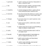 Grade 6 Science Worksheets