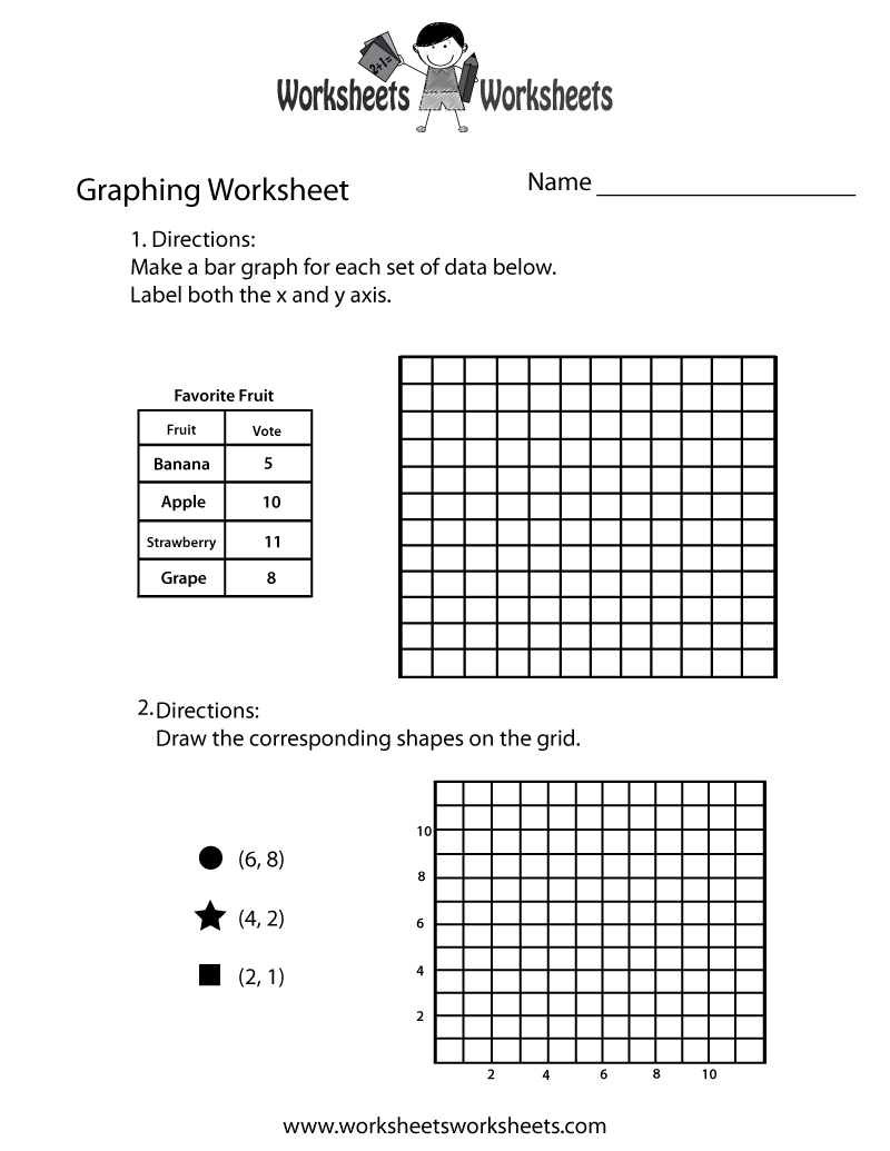 Graphing Practice Worksheet Answer Key