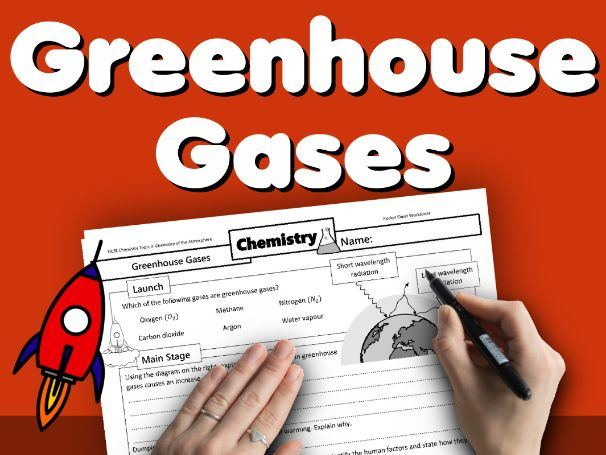 Greenhouse Gases Home Learning Worksheet GCSE Teaching Resources