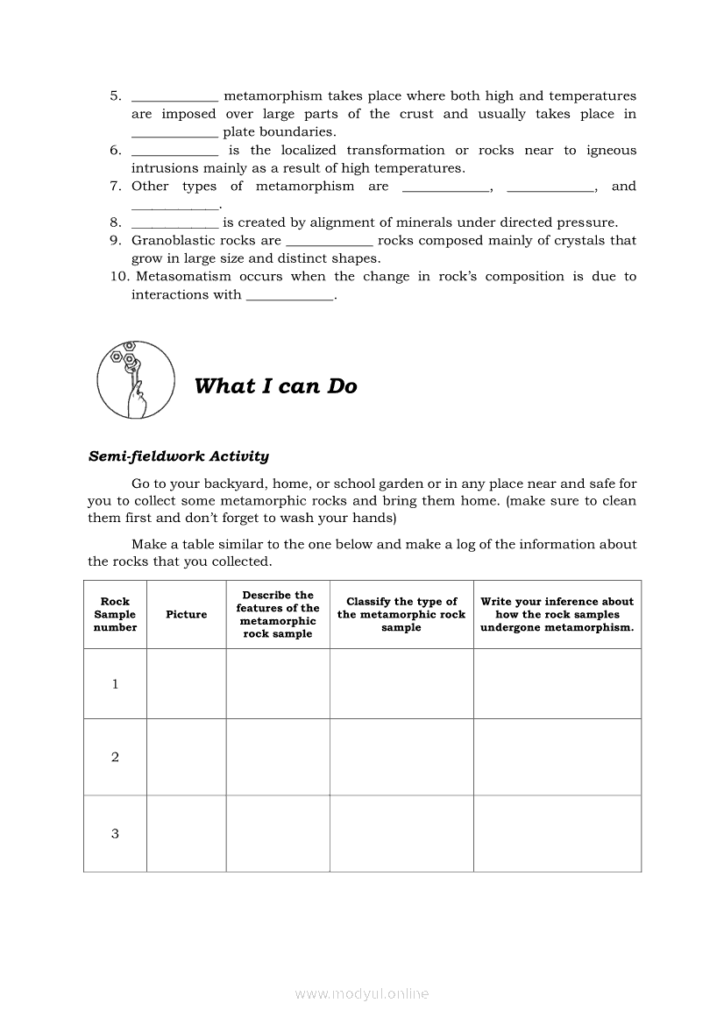 Hmx Earth Science Worksheet