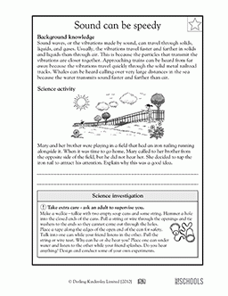 How Sound Travels 5th Grade Science Worksheet GreatSchools