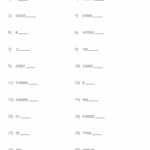 Identifying Significant Figures Worksheet Worksheets Physical