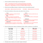 Introduction To Energy Worksheet Wordworksheet