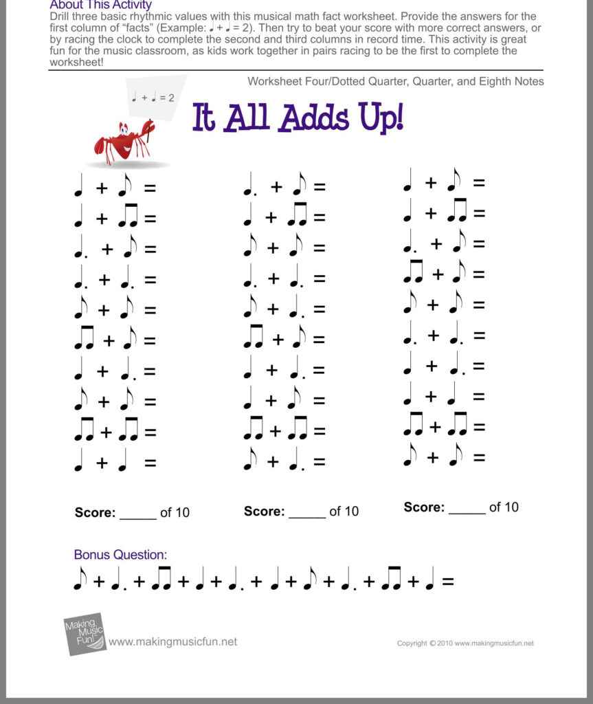 It All Adds Up Worksheet Answers Printable Word Searches