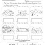 Landforms Earth Science Worksheet Free Printable Digital PDF