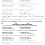 Light Worksheet Answers Physical Science