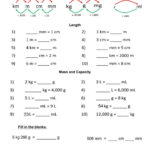 Metric Conversion Worksheet Science Spot