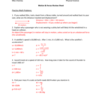 Motion Forces Review Sheet Answer Key Worksheets Library