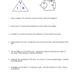 Ohms Law Worksheets With Answers