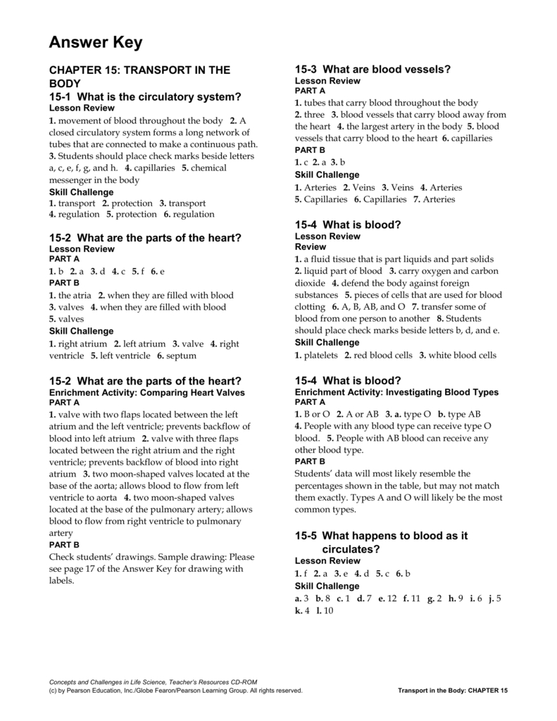 Pearson Education Worksheet Answers Science Scienceworksheets