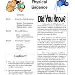 Physical Evidence In Forensic Science Notes