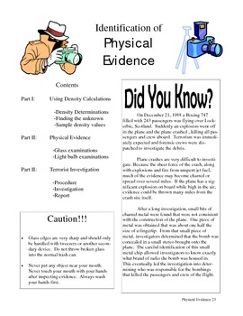 Physical Evidence In Forensic Science Notes