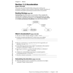 Physical Science 11 3 Worksheet