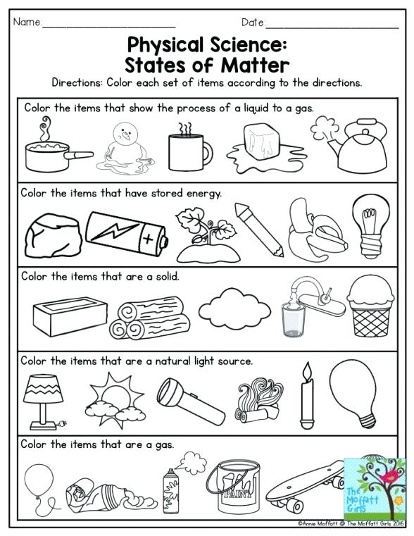 Physical Science Sol Review Worksheets