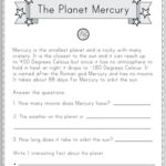 Planet Mercury Worksheet All Kids Network Worksheets Library