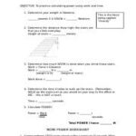 Power Calculations Worksheet