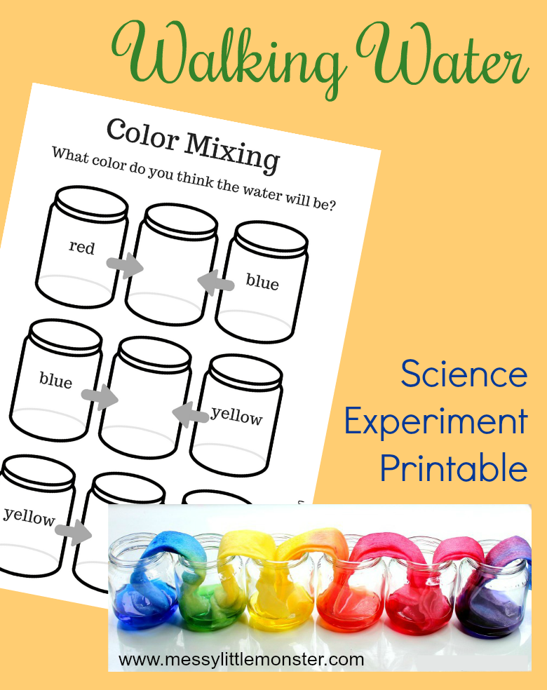 Science Experiment Printable Worksheet