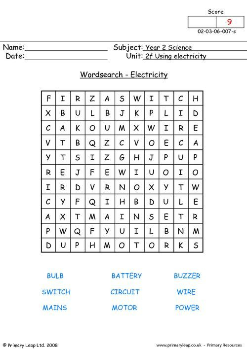 Science Mains Electricity Or Batteries Worksheet PrimaryLeap co uk 