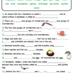 Science Worksheets For Grade 3 Animals