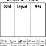 States Of Matter Grade 2 Worksheets