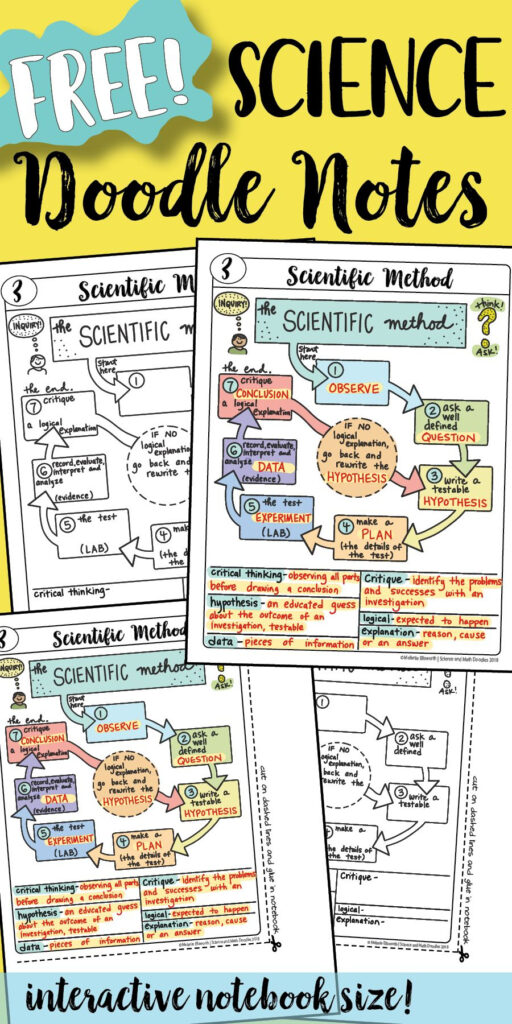 The Nature Of Science Note Taking Worksheet