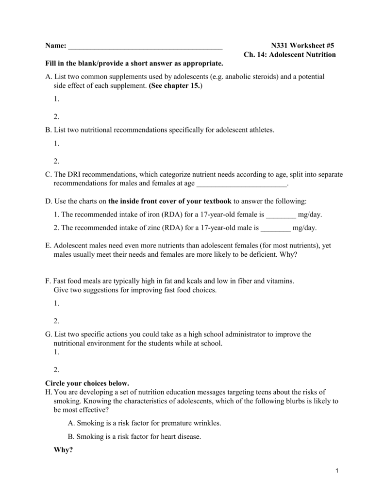 The Science Of Steroids Worksheet Answers Scienceworksheets