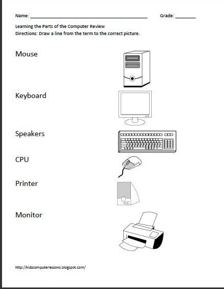 Worksheet For Class 3 Computer Science